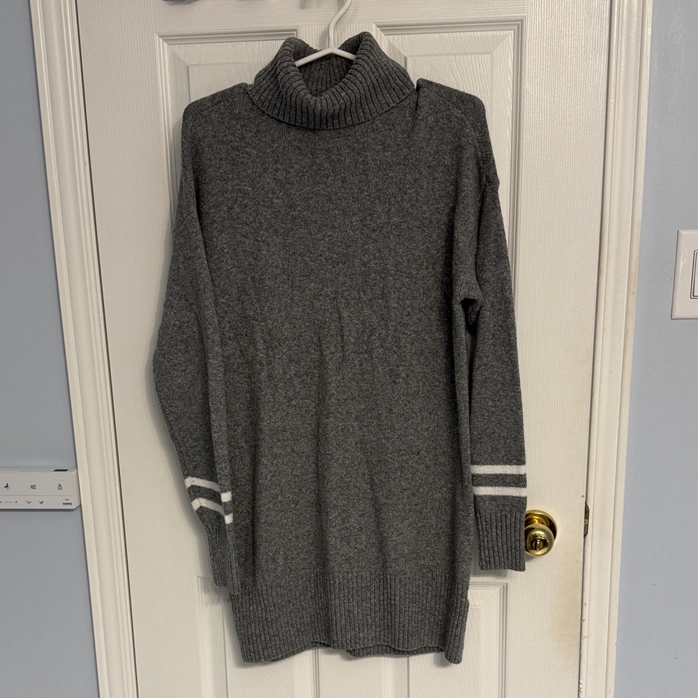Hollister Gray Turtleneck Sweater dress - XS